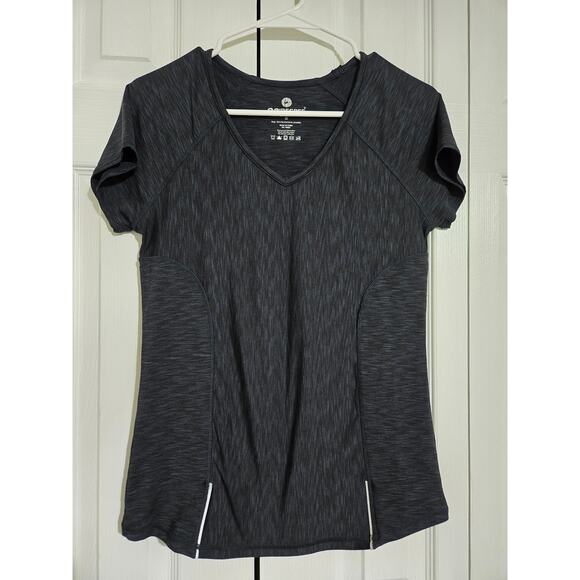 90 degree by reflex medium women's static black athletic tee - Picture 1 of 7